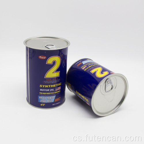 Přizpůsobená 1l plechovka pro snadné otevírání maziva